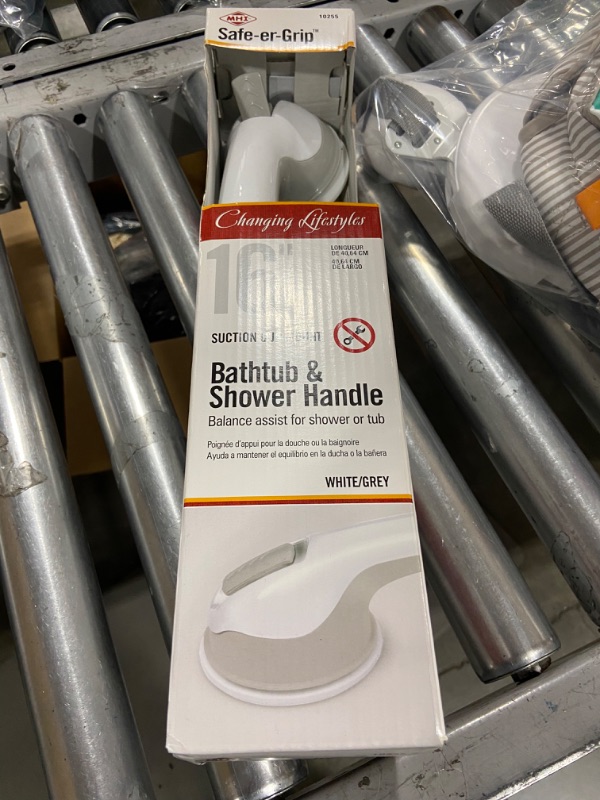 Photo 1 of 16" White Shower Handle