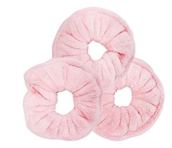 Photo 1 of Soft Thick Microfiber Towel Scrunchie for Heatless, Antifrizz Hair Drying