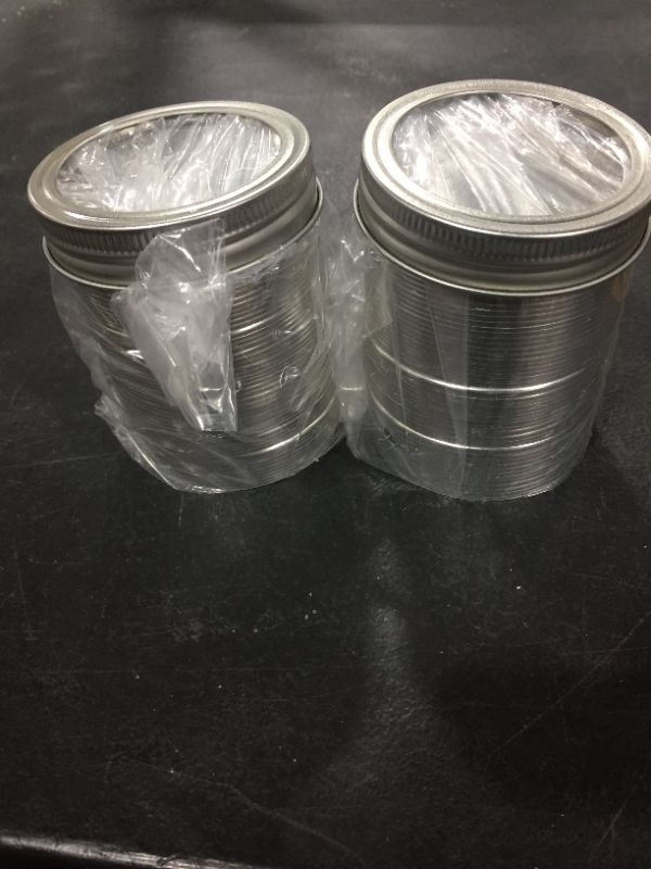 Photo 2 of Canning Lids 106 Count, Regular Mouth Canning Lids, Split-Type Metal Lid for Ball, Kerr Jar - Airtight Sealed - Food Grade Material