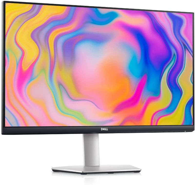 Photo 1 of Dell S2722QC 27-inch 4K USB-C Monitor - UHD (3840 x 2160) Display, 60Hz Refresh Rate, 8MS Grey-to-Grey Response Time (Normal Mode), Built-in Dual 3W Speakers, 1.07 Billion Colors - Platinum Silver