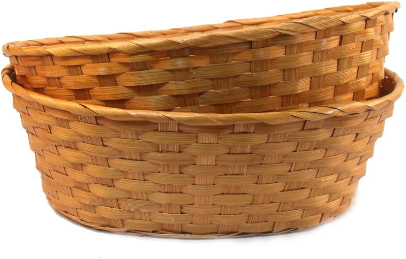 Photo 1 of 3 pcs woven storage baskets, storage baskets for shelves, used as decorative baskets for closets, bedrooms, bathrooms and offices