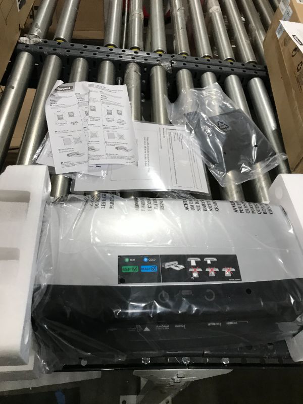 Photo 2 of Fellowes Jupiter 2 125 Laminator with 10 Pouches, 12.5 Inch (5734101), Black & Grey
