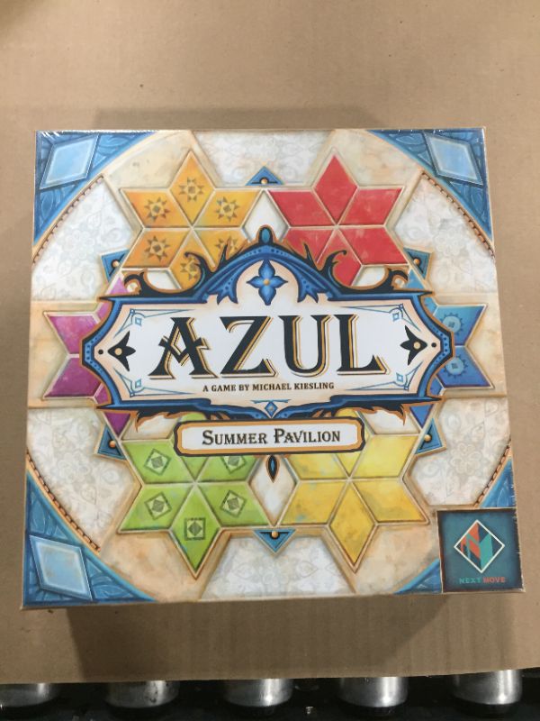 Photo 1 of Azul Summer Pavilion Glazed Pavilion Board Game Expansion | Strategy Game | Family Board Game | Ages 8+ | 2-4 Players | Avg. Playtime 30-45 Minutes | Made by Next Move Games