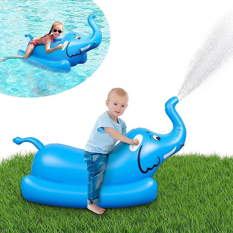 Photo 1 of INFLATABLE POOL FLOAT KIDS BLUE ELEPHANT