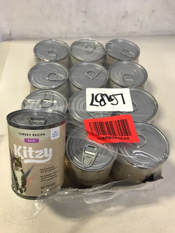 Photo 2 of Brand - Kitzy Wet Cat Food Paté No Added Grain Turkey Recipe 12.5 oz cans Pac...
EXP SEPT 2024 DAMAGES TO PACKAGING DENT ON CAN