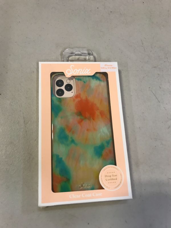 Photo 2 of Sonix Orange Glow Phone Case for iPhone 11 Pro Max [10ft Drop Tested] Protective Glow in The Dark Tie-dye Case for Apple iPhone 11 Pro Max
