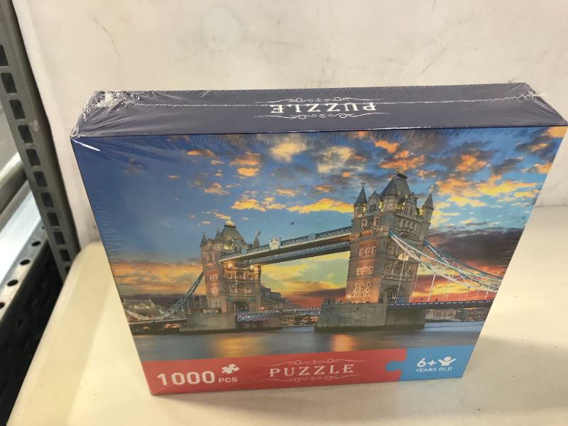 Photo 2 of Garlictoys Jigsaw Puzzles 1000 Pieces for Adults Tower Bridge para adultos Challenging Magical Youth Friends Family Fun Game Toy Gift
