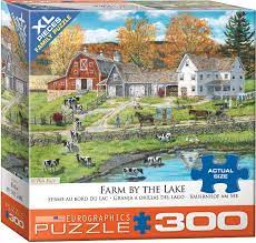 Photo 1 of EUROGRAPHIC PUZZLE 300PC FARM BY LAKE
