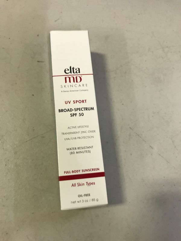 Photo 2 of EltaMD UV Sport Water-Resistant Broad-Spectrum, SPF 50 - 3 oz tube