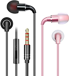 Photo 1 of YNR X1 Sleeping Headphones Earphones Earbuds Earphones, Noise Islating, High Definition, Stereo for Samsung, iPhone,iPad, iPod and Mp3 Players (Black+Pink 2pairs)
