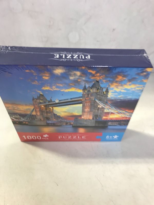 Photo 2 of Garlictoys Jigsaw Puzzles 1000 Pieces for Adults Tower Bridge para adultos Challenging Magical Youth Friends Family Fun Game Toy Gift
