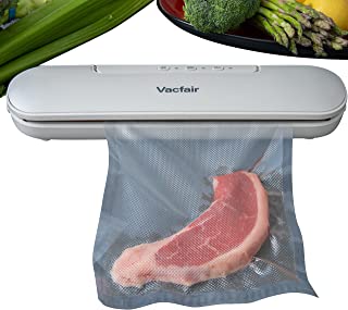 Photo 1 of Vacfair Vacuum Sealer - Automatic Vacuum Sealing Machine - 3 Sealing Modes for Dry & Moist Food - Extra Vacuum Bags - Built-in Bag Cutter & Magnets - Modern Design - Pearl White
FACTORY SEALED BRAND NEW