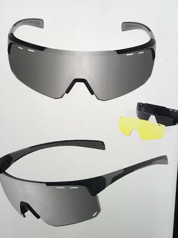 Photo 1 of UKOLY POLARIZED SPORTS SUNGLASSES WITH 4 INTERCHANGABLE LENSES