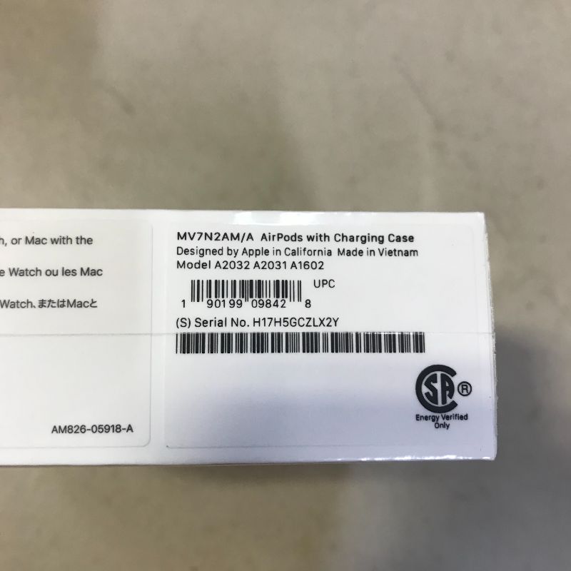 Photo 3 of Apple AirPods (2nd Generation) FACTORY SEALED 