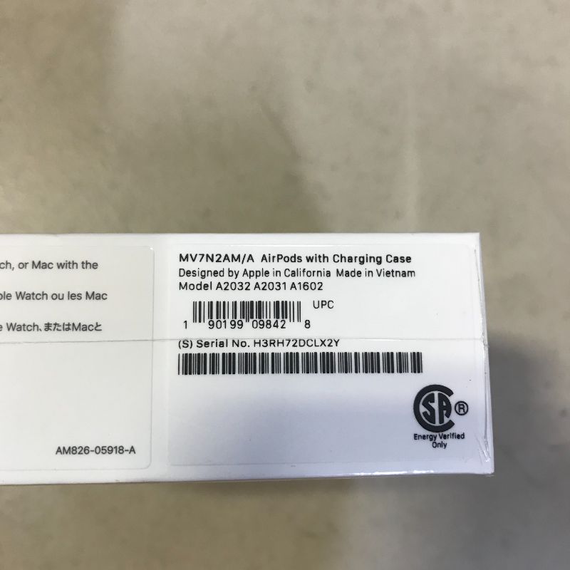 Photo 2 of Apple AirPods (2nd Generation) FACTORY SEALED 