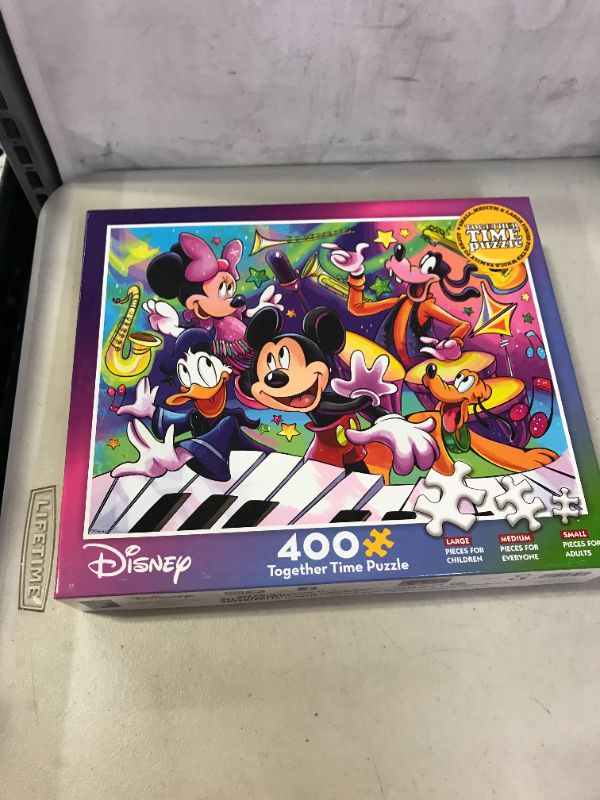 Photo 2 of Ceaco - Disney - Together Time Collection - Fab Five Music Concert - 400 Piece Jigsaw Puzzle
