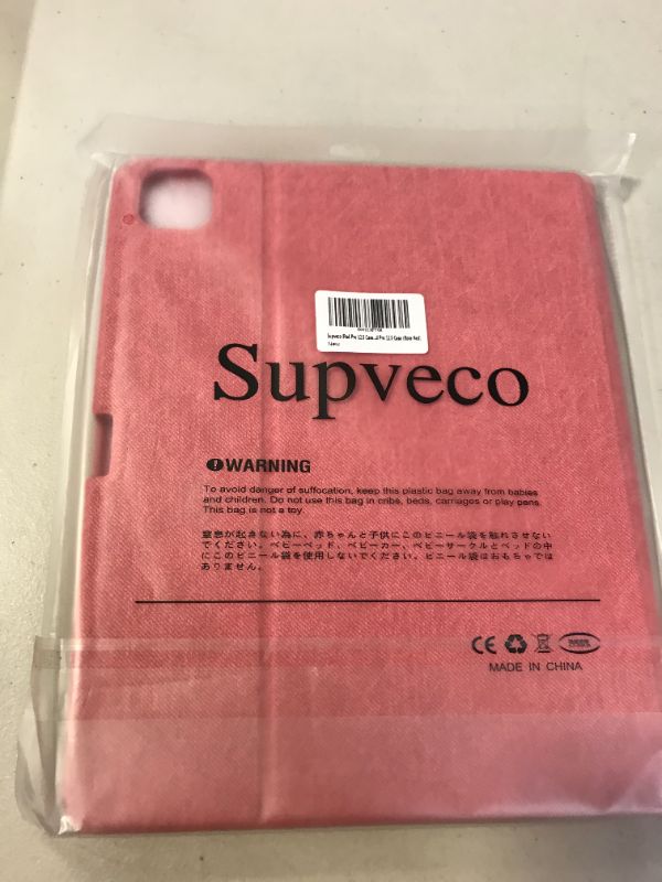 Photo 2 of SUPVECO IPAD PRO 12.9 CASE ROSE RED