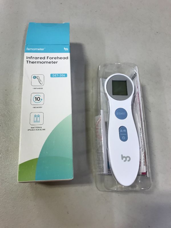 Photo 2 of FEMOMETER INFRARED FOREHEAD THERMOMETER DET-306
