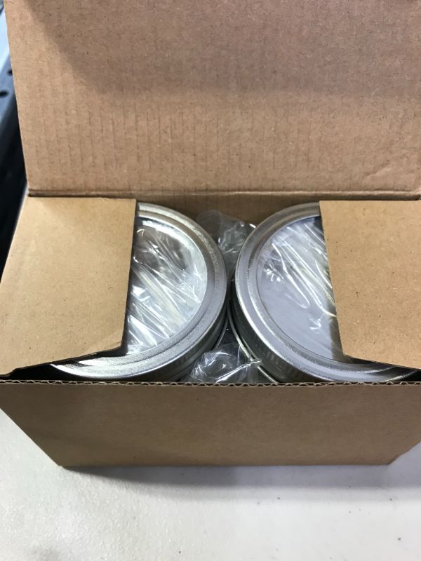 Photo 2 of Canning Lids 106 Count, Regular Mouth Canning Lids, Split-Type Metal Lid for Ball, Kerr Jar - Airtight Sealed - Food Grade Material

