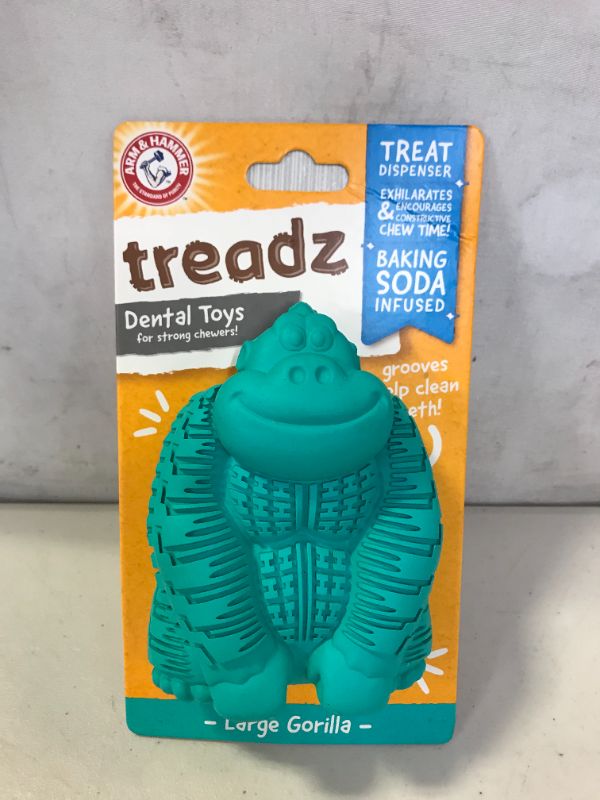 Photo 2 of Arm & Hammer for Pets Super Treadz Dental Chew Toy for Dogs - Dog Dental Chew Toys Reduce Plaque & Tartar - Dog Chew Toys from Arm and Hammer, Fetch Toy, Pet Chew Toys for Dogs
