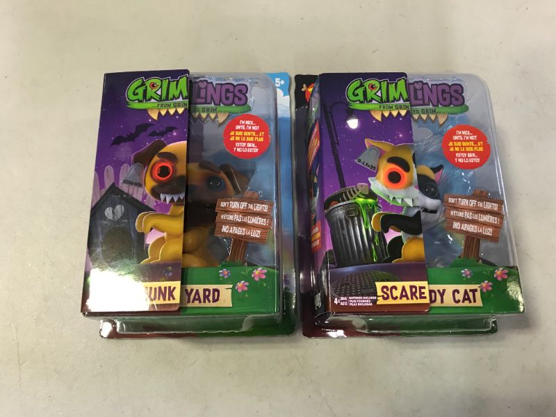 Photo 1 of WowWee Grimlings - Pug & Cat - Interactive Animal Toy (2 PACK)
