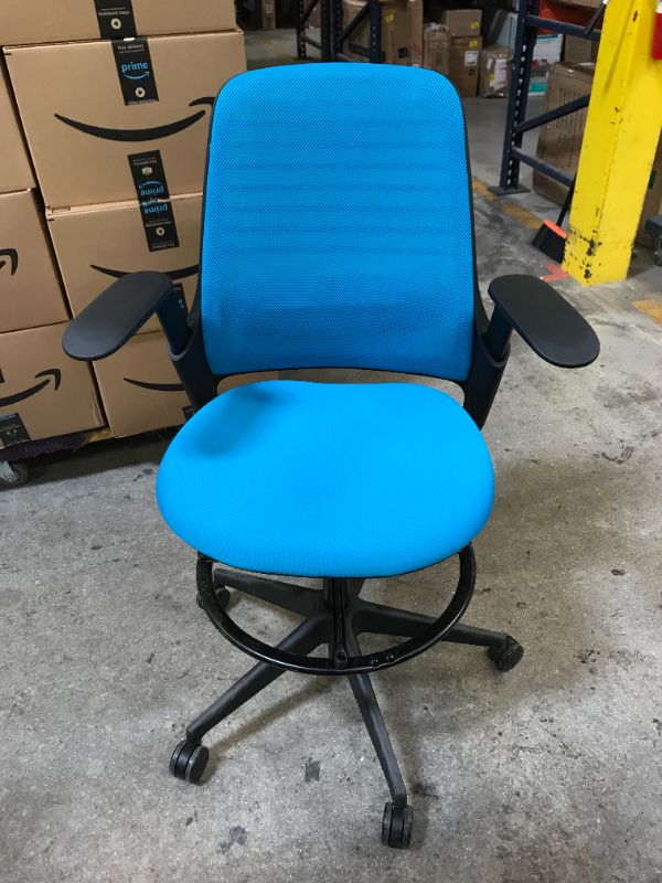 Photo 2 of Steelcase Series 1 Work Office Chair - Blue Jay
