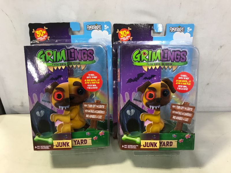 Photo 2 of WowWee Grimlings - Pug - Interactive Animal Toy (2 PACK)