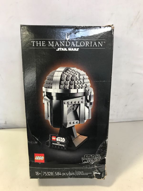 Photo 2 of LEGO Star Wars The Mandalorian Helmet 75328 Creative Building Kit for Adults; Collectible Build-and-Display Model; Fun, Birthday Present or Surprise Treat for Fans (584 Pieces) FACTORY SEALED