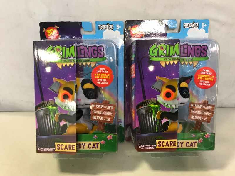 Photo 2 of WowWee Grimlings - Cat - Interactive Animal Toy (2 PACK)
