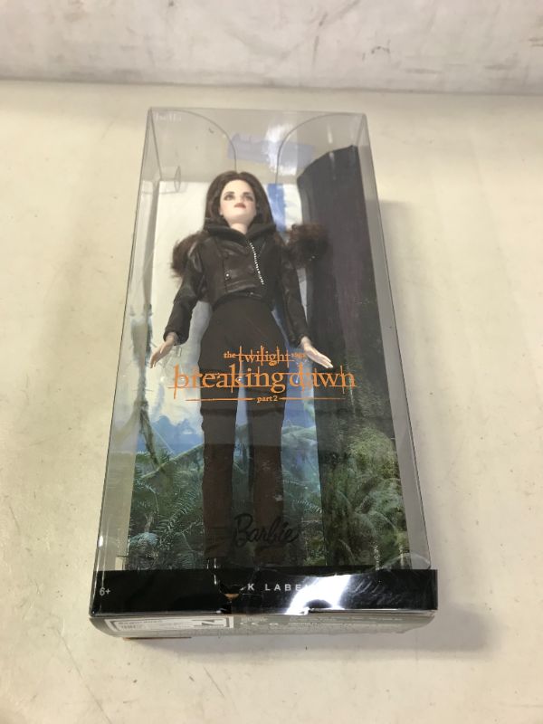 Photo 2 of Mattel Barbie Collector The Twilight Saga: Breaking Dawn Part II Bella Doll sticker on box minor damages to packaging 