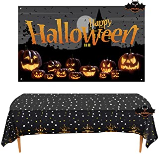 Photo 1 of 













2021 Halloween Decorations,Halloween tablecloth and Halloween Backdrop,Halloween Table Covers and Banner,2 PCS Halloween Tablecloth and 1 PCS Photography Backdrop,Halloween Decorations for Party Decor



