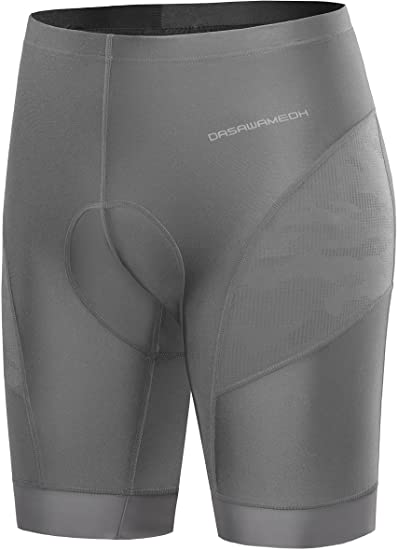 Photo 1 of Dasawamedh Men's 5 Inch Inseam Padded Cycling Shorts Breathable Quick Dry Bike Bicycle Compression Shorts Shinning Tights, SIZE M 