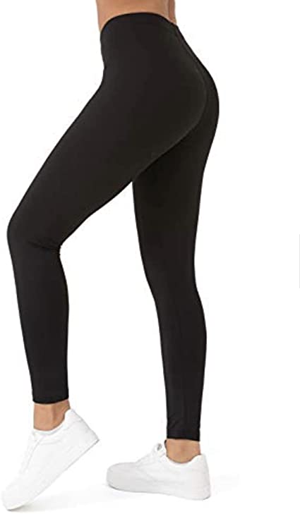 Photo 1 of Bamans Leggings for Women, Stretch Mid-Rise Leggings, Not See Through Workout Leggings
, SIZE M