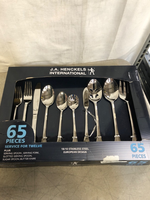 Photo 2 of Astley 65-Piece 18/10 Stainless Steel Flatware Set (Service for 12)
