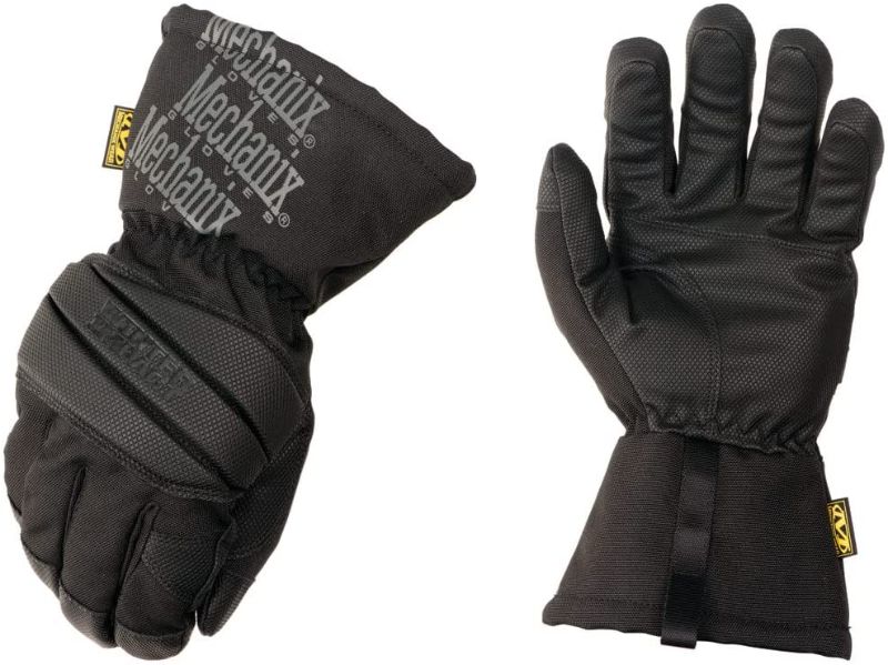 Photo 1 of Mechanix Wear Winter Work Gloves for Men Winter Impact Protection - Insulated with 3M Thinsulate, Touchscreen, Waterproof (Small, Black/Grey) (MCW-WI-008), SIZE S 
