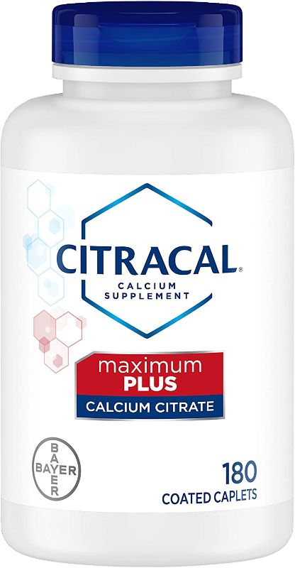 Photo 1 of 2PC LOT, VARIOUS MEDICATIONS,
Citracal Maximum Plus Highly Soluble, Easily Digested, 630 mg Calcium Citrate With 1000 IU Vitamin D3, Bone Health Supplement for Adults, Caplets, 180 Count EXP09/23

Amazon Basic Care Extra Strength Pain Relief, Acetaminophe