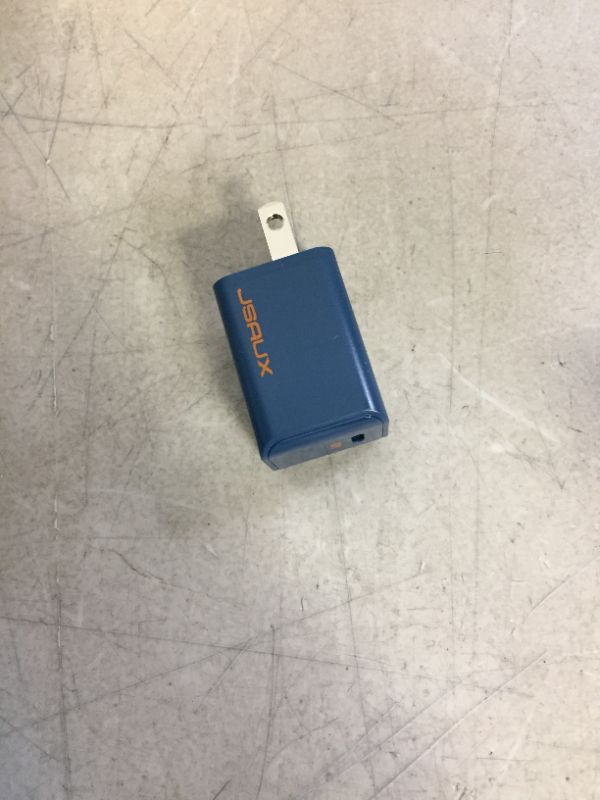 Photo 1 of USB C Wall Charger 20W, JSAUX PD 3.0 USB C Charger Block with Foldable Prongs, Compact Type C Charging Block for iPhone 13/13 Pro/13 Pro Max/12 Pro/11 Pro Max, iPad/iPad Mini, Pixel, and More-Blue
