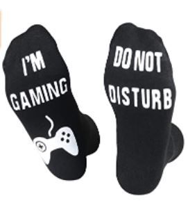 Photo 1 of Do Not Disturb Gaming Socks, Gamer Socks Funny Gifts for Teenage Boys Mens Womens Father Dad Hunband Sons Kids Game Lovers
3 pack (size unknown)