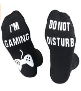 Photo 2 of Do Not Disturb Gaming Socks, Gamer Socks Funny Gifts for Teenage Boys Mens Womens Father Dad Hunband Sons Kids Game Lovers
3 pack (size unknown)