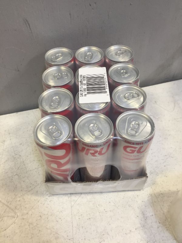 Photo 2 of (12 Cans) GURU Lite Energy Drink, 12 Fl Oz
(factory sealed)
exp 12/2022