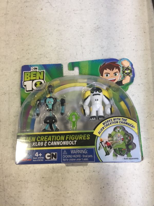 Photo 2 of Ben 10 Alien Creation Figures XLR8 & Cannonbolt Mini Figure 2-Pack
