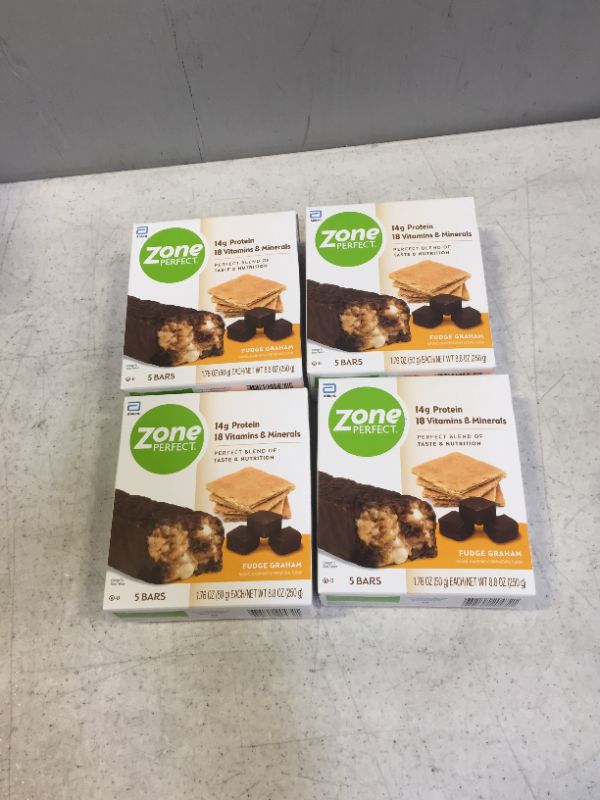 Photo 3 of 
Zone Perfect Protein Bars, Fudge Graham, 14g of Protein, Nutrition Bars with Vitamins & Minerals, Great Taste Guaranteed, 20 Count
exp march 1 2022
