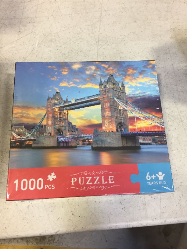 Photo 1 of Garlictoys Jigsaw Puzzles 1000 Pieces for Adults Tower Bridge para adultos Challenging Magical Youth Friends Family Fun Game Toy Gift
