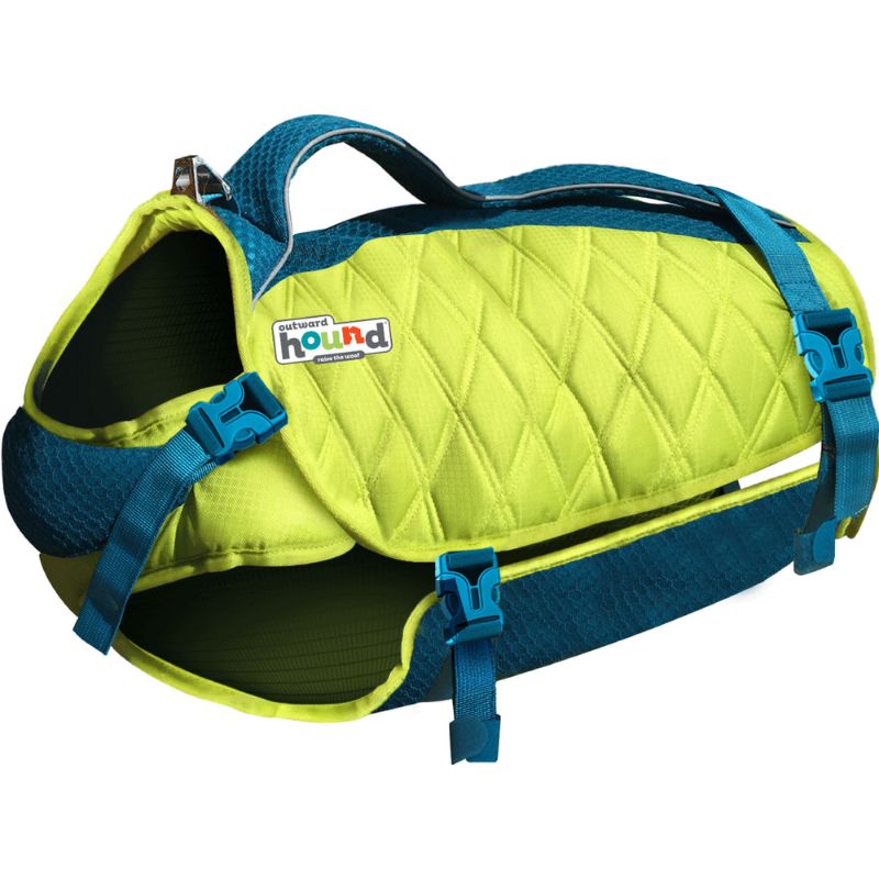 Photo 1 of Outward Hound Standley Sport Dog Life Jacket Extra XL GREEN/BLUE