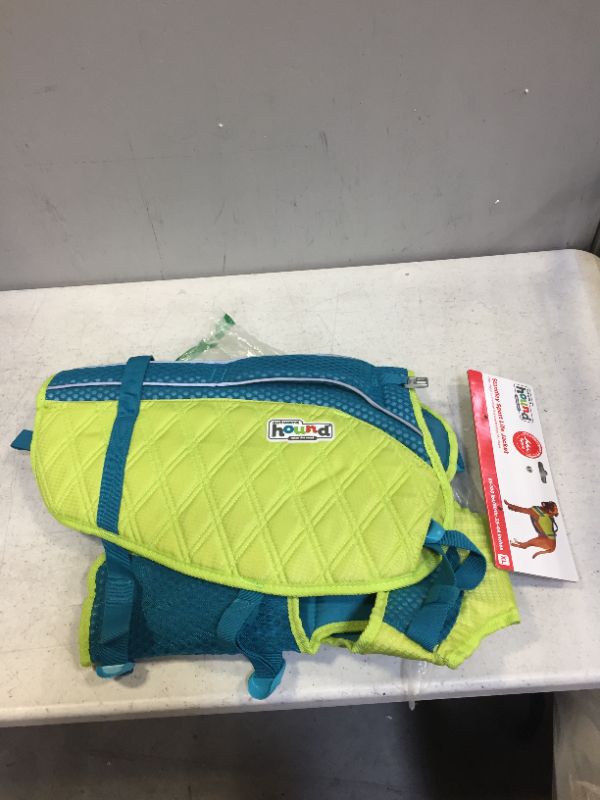 Photo 2 of Outward Hound Standley Sport Dog Life Jacket Extra XL GREEN/BLUE