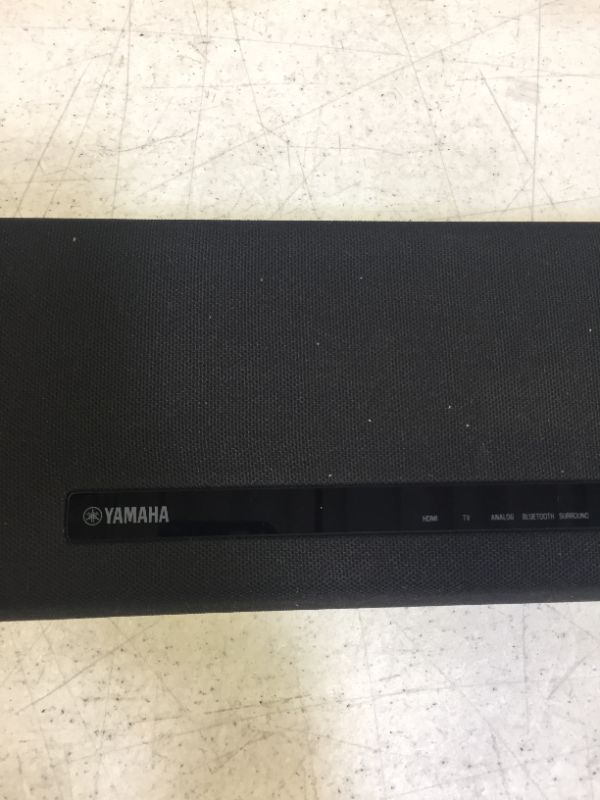 Photo 1 of YAMAHA ATS-1080 Sound Bar with Built-in Subwoofers
(UNABLE TO FULLY TEST)

