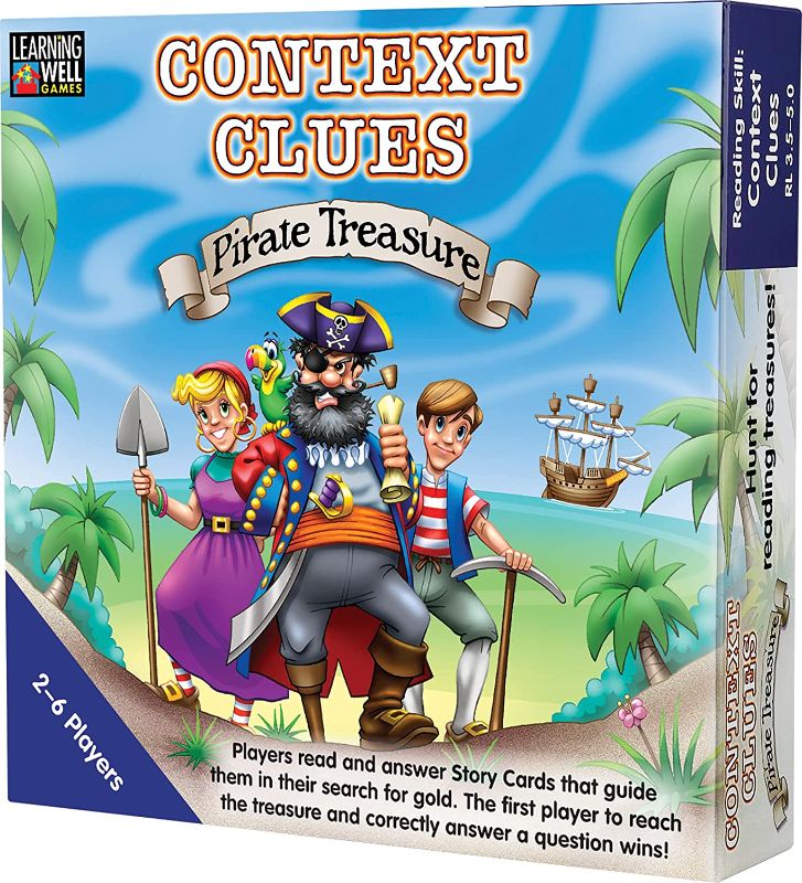Photo 1 of Learning Well Games Context Clues Game Blue Level—Pirate Treasure Game
