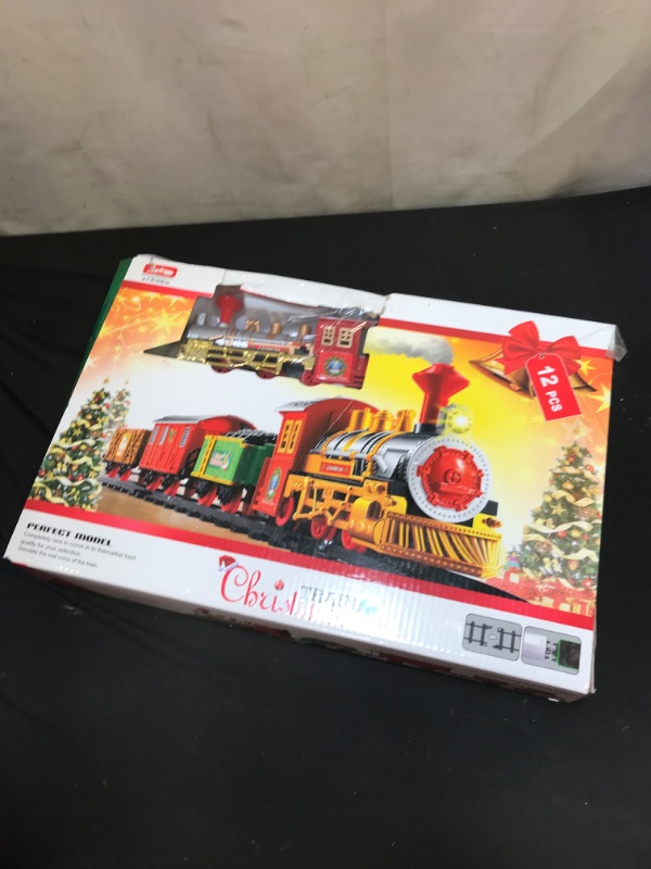 Photo 1 of Christmas Express (12 Pieces) Battery Powered Model Train Set