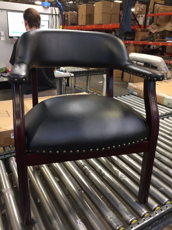 Photo 2 of Boss Captain’s Chair In Black Vinyl