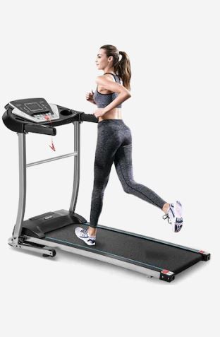 Photo 1 of CASAINC Electric folding treadmill LED Foldable Treadmill
(( OPEN BOX ))
** MISSING HARDWARE **